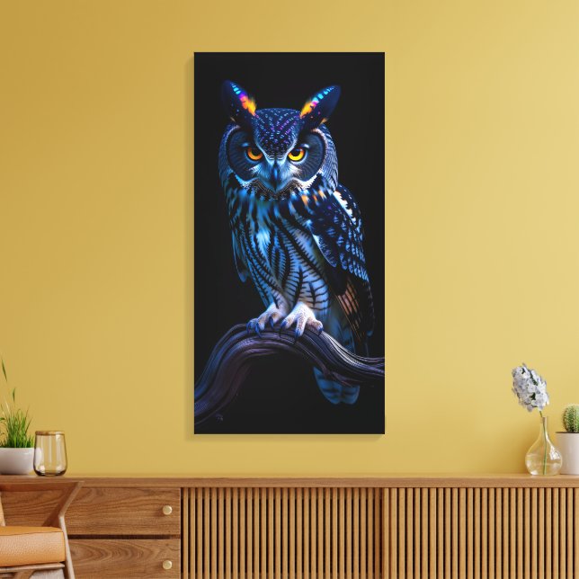 Beautiful Owl Canvas Print (Insitu(LivingRoom))