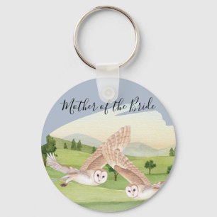 Beautiful OWLS Wedding Key Ring