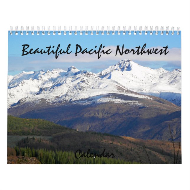 Beautiful Pacific Northwest Landscapes Calendar (Cover)
