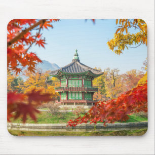 Beautiful Pagoda Gyeongbokgung Seoul Korea Mouse Mat