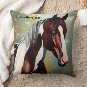 Beautiful Paint Horse Cushion