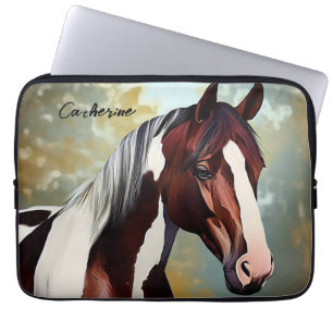Beautiful Paint Horse Laptop Sleeve
