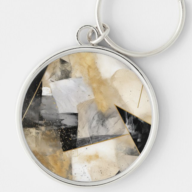 Beautiful painted background key ring (Front)