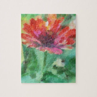 Beautiful Painted Flower Picture Puzzle