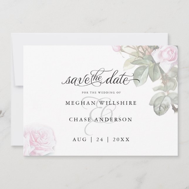 Beautiful Painted Pink Roses  BarefootBride™ (Front)