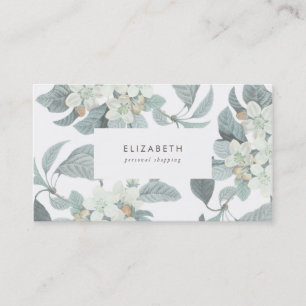 Beautiful Pale Blue Flowers Business Card