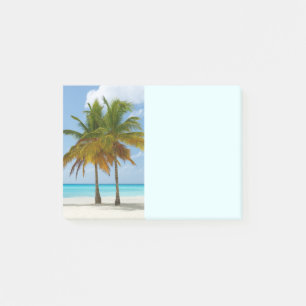 Beautiful Palm Trees on a Tropical Beach Post-it Notes