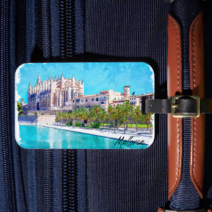 Beautiful Palma de Mallorca Spain Balearic Islands Luggage Tag