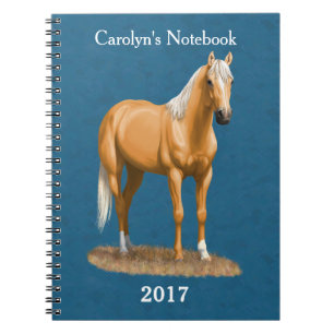 Beautiful Palomino Quarter Horse Stallion Notebook