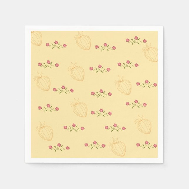 Beautiful paper  napkin (Front)