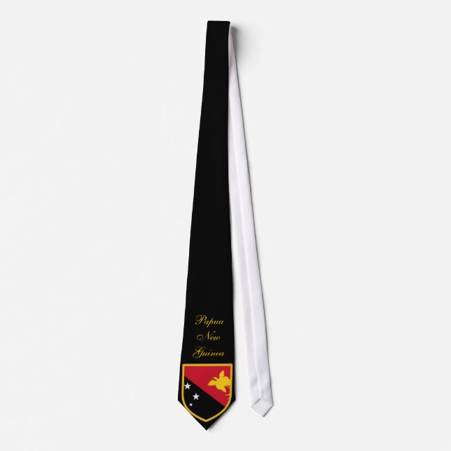 Beautiful Papua New Guinea Flag Tie (Front)