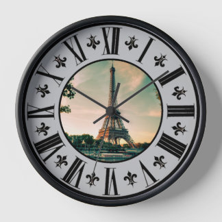 Beautiful Paris ~ Eiffel Tower At Twilight ~ * ~ Clock