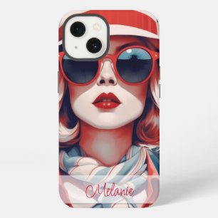 Beautiful Parisian Woman personalise iPhone 13 Case