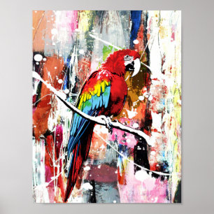 Beautiful Parrot Poster