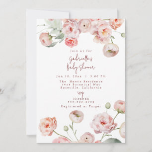 Beautiful Pastel Baby Shower Invitation