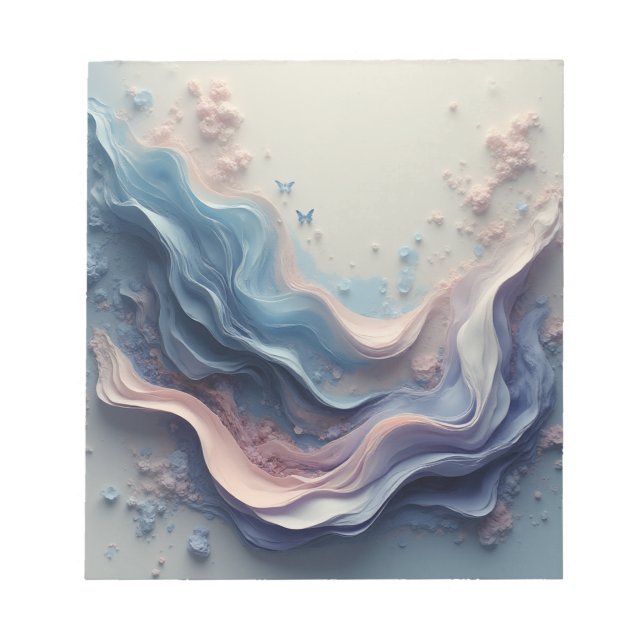 Beautiful Pastel Background – Soft Dreamy Design Notepad (Front)