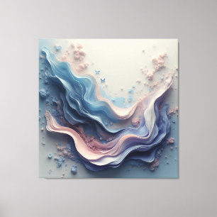 Beautiful Pastel Background – Soft Modern Design Canvas Print