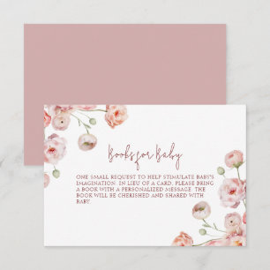 Beautiful Pastel Books for Baby Thank You Card