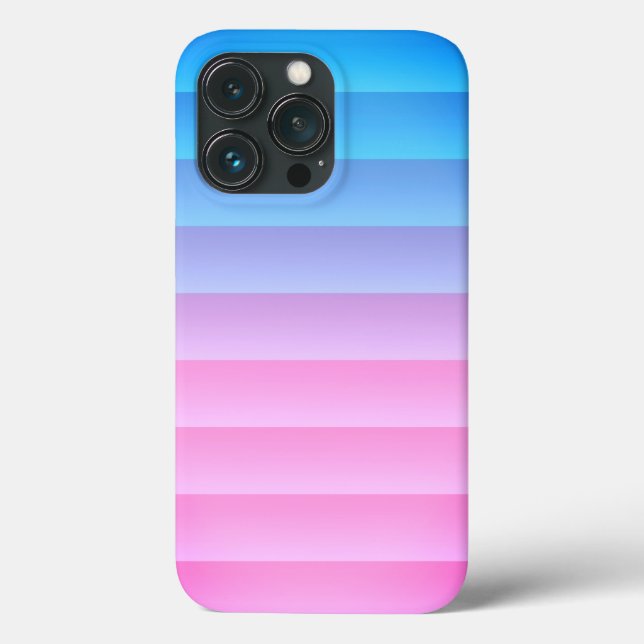 Beautiful Pastel Colour Gradient Turquoise To Pink Case-Mate iPhone Case (Back)