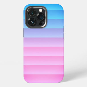 Beautiful Pastel Colour Gradient Turquoise To Pink iPhone 13 Pro Case