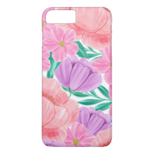 Beautiful Pastel Floral Watercolor iPhone 8 Plus/7 Plus Case