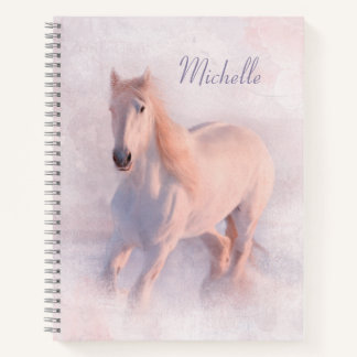 Beautiful Pastel Horse Notebook
