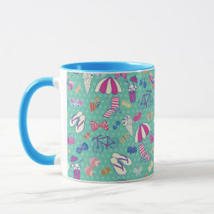 Beautiful Pattern With Summer Elements Mug