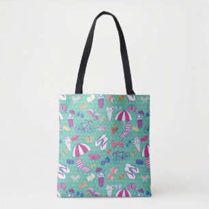 Beautiful Pattern With Summer Elements Tote Bag