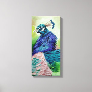 Beautiful peacock art canvas print