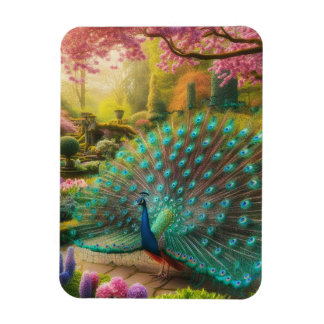 Beautiful Peacock Design  Magnet