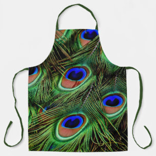 Beautiful Peacock Feathers  Apron