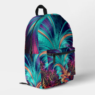 Beautiful Peacock Feathers Backpack
