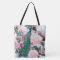 Beautiful Peacock Floral Fashion Tote