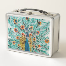 Beautiful Peacock Nature Art Personalised