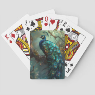 Beautiful Peacock Playing Cards