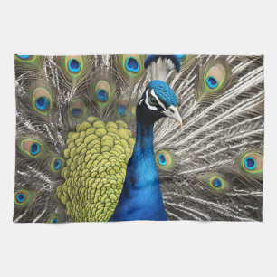Beautiful Peacock Tea Towel
