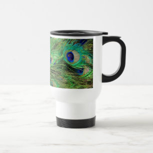 Beautiful Peacock Travel Mug