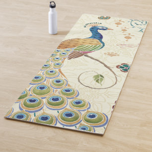 Beautiful Peacock Yoga Mat