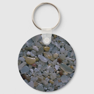 Beautiful Pebbles from Mazatlan, Mexico Key Ring