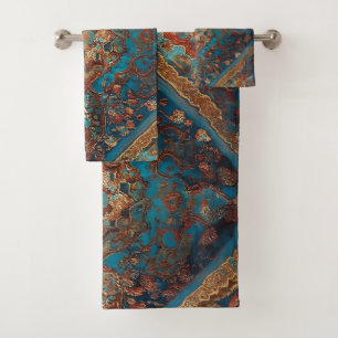 Beautiful Persian Old Pattern Trendy Collection Bath Towel Set