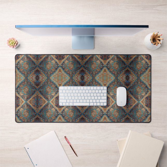 Beautiful Persian Old Pattern Trendy Collection Desk Mat (Office 1)