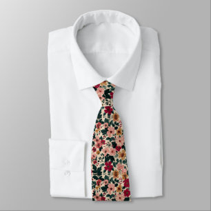 Beautiful Personal Gifts Vintage Flower Tie