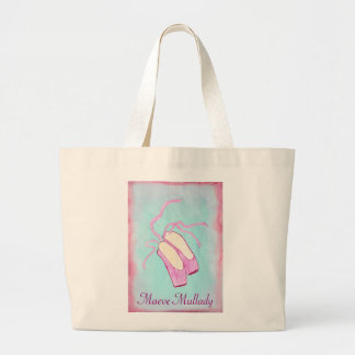 Beautiful Personalised Ballet Shoes Tote