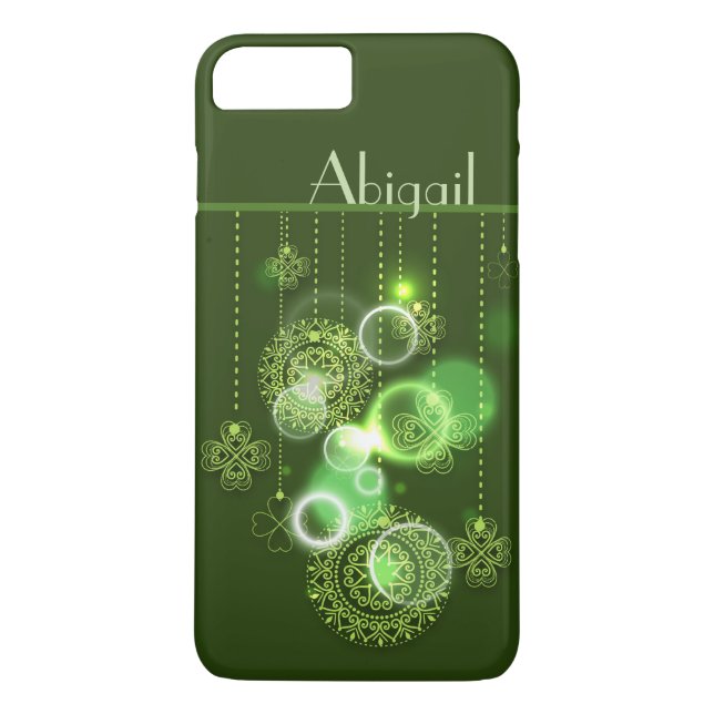 Beautiful Personalised Irish Shamrock Design Case-Mate iPhone Case (Back)
