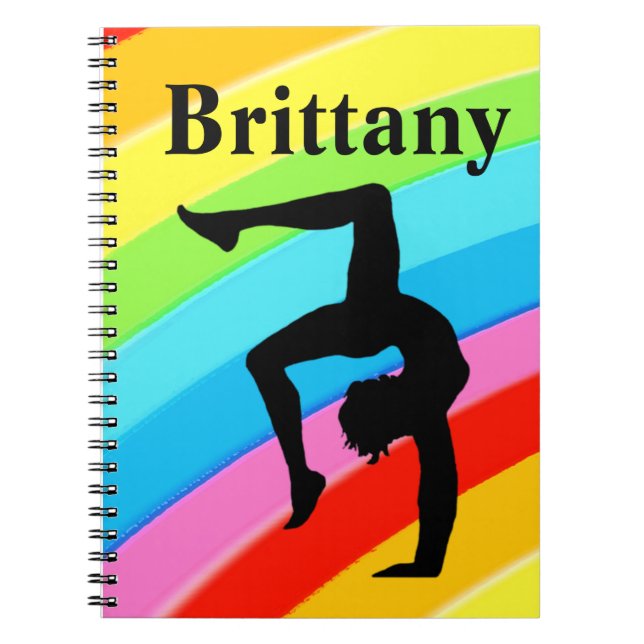BEAUTIFUL PERSONALIZED GYMNASTICS JOURNAL (Front)