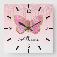 Beautiful Personalized Pink Butterfly
