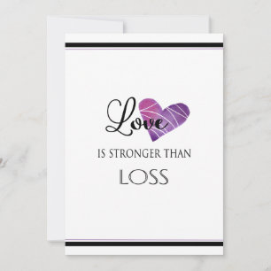 Beautiful Pet Dog Cat Heart Sympathy Flat Card