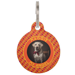Beautiful Pet Parent Gift Tribal Print Tag