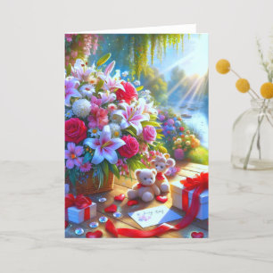 Beautiful Petals: Collection of Stunning Floral Or Thank You Card