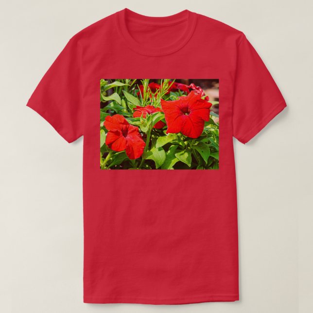 Beautiful Petunia T-Shirt (Design Front)